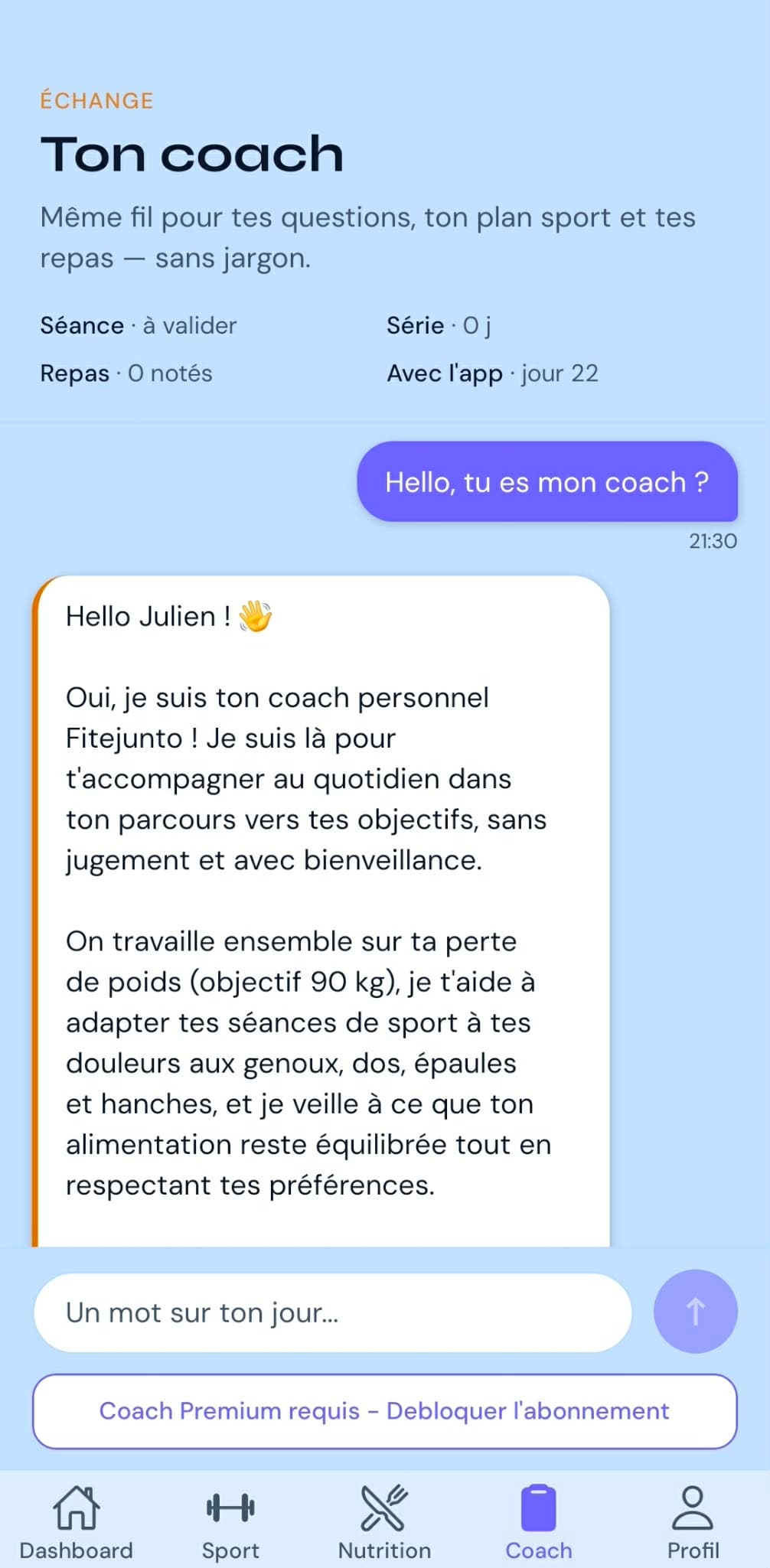 Fitejunto — coach IA